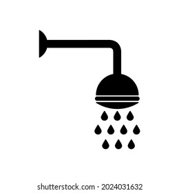 Shower icons symbol vector elements for infographic web