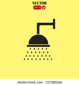 Shower image vector illustration