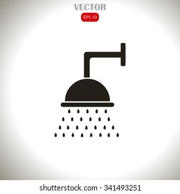 Shower image vector illustration