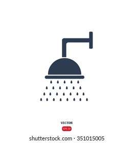 Shower image vector illustration