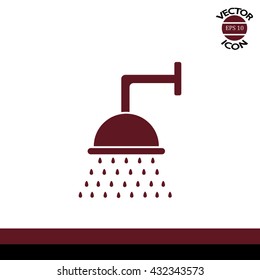 Shower image vector illustration