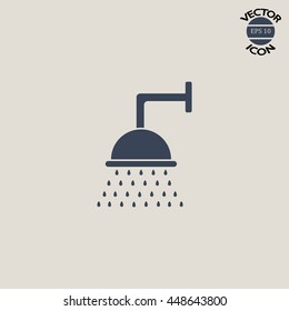 Shower image vector illustration