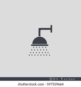 Shower image vector illustration