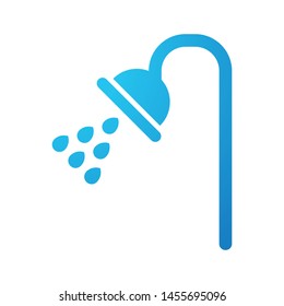 Shower logo template vector bath icon design