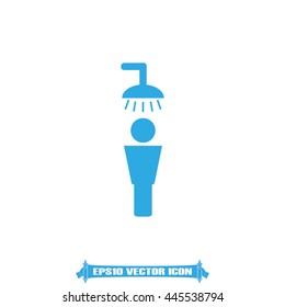 Shower male icon vector illustration EPS 10