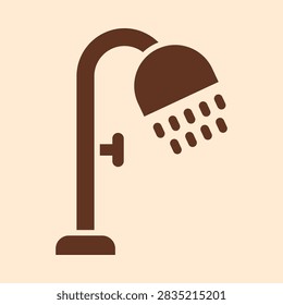 Shower modern flat glorious vector illustration colorful background.eps