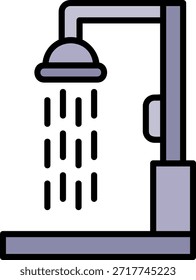 Ducha Nuevo Vector de diseño de iconos creativos