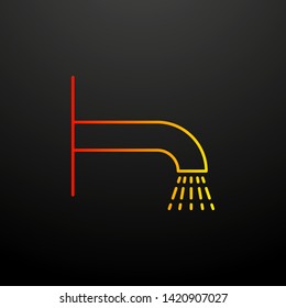 Shower nolan icon. Elements of ecology set. Simple icon for websites, web design, mobile app, info graphics