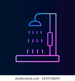 Shower nolan icon. Simple thin line, outline vector of real estate icons for ui and ux, website or mobile application