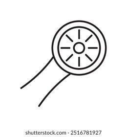 Shower Outline Icon for Design