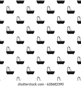 Shower pattern seamless in simple style vector illustration