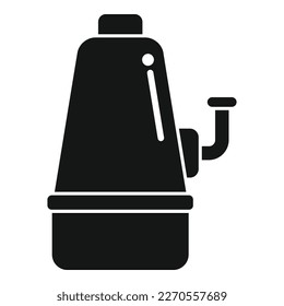 Shower pump icon simple vector. Cleaning pump. Filter repair