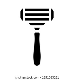 vector de icono de glifo de cuarto de ducha. señal del cuarto de baño. símbolo de contorno aislado ilustración negra