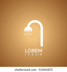 shower sign. icon design