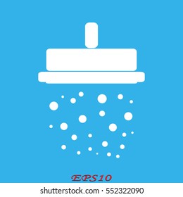 shower, sign, symbol, vector illustration eps10