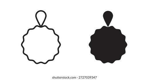 Icono de bola de esponja de ducha sobre fondo blanco. Icono de Vector de acciones