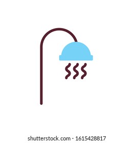 shower tap house accessory icon vector illustration design
