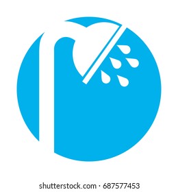 shower tap isolated icon