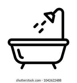 Shower with Tub