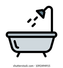 Shower with Tub