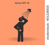 shower vector icon