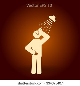 shower vector icon