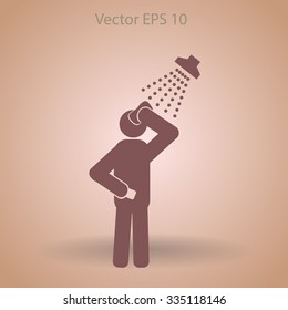 shower vector icon