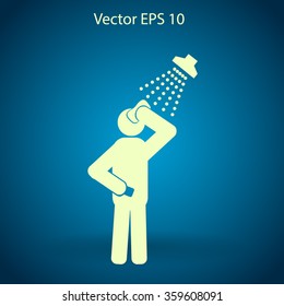 shower vector icon
