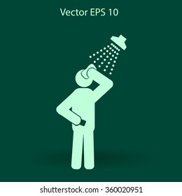 shower vector icon