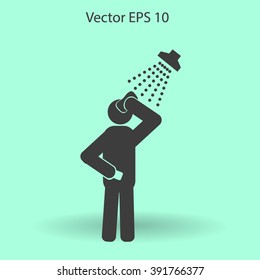 shower vector icon