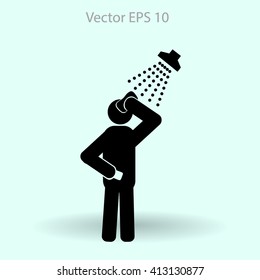 shower vector icon