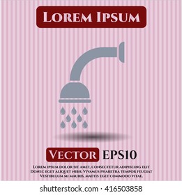 Shower vector icon