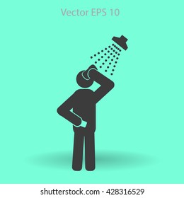 shower vector icon