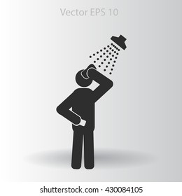 shower vector icon