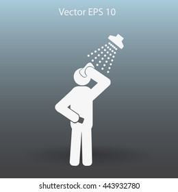 shower vector icon