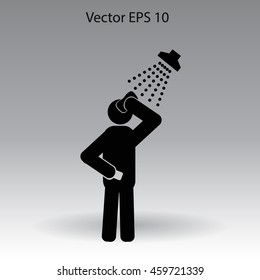 shower vector icon