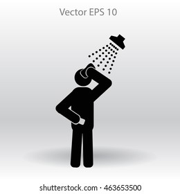 shower vector icon