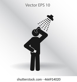 shower vector icon