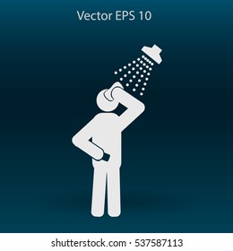 shower vector icon