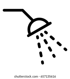 Shower Vector Icon