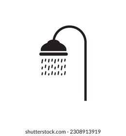 Shower vector icon. Bath flat sign design. Shower symbol pictogram. UX UI icon