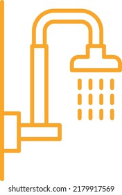 Shower vector icon. Can be used for printing, mobile and web applications.
