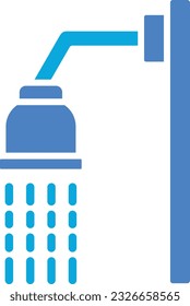 Shower vector icon. Can be used for printing, mobile and web applications.