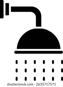 Icono de Vector de ducha. Se puede utilizar para aplicaciones de impresión, móviles y de Web.
