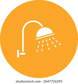 Shower vector icon. Can be used for printing, mobile and web applications.