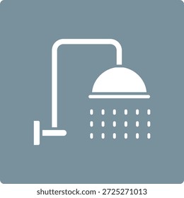 Icono de Vector de ducha. Se puede utilizar para aplicaciones de impresión, móviles y de Web.