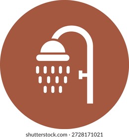 Shower Vector Icon Design Illustration