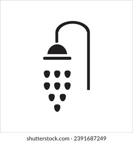 shower vector icon line new
