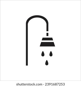 shower vector icon line new