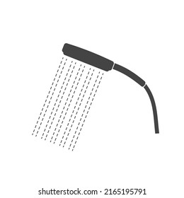 Shower  vector icon on white isolated background. 